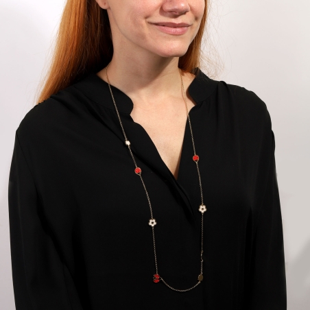 Gargantilla Plata primera ley baño y motivos "Xanel"