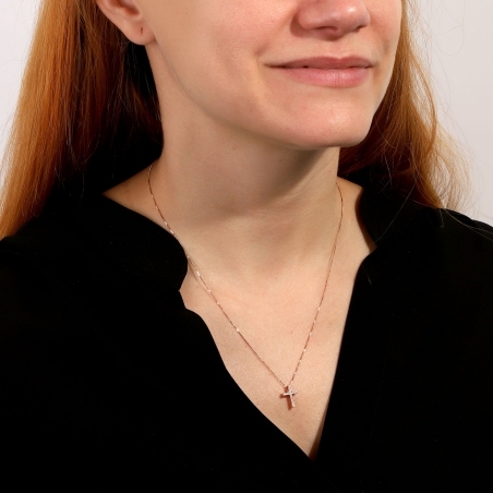 Gargantilla Oro 18k y diamantes 0.07cts "Yiss"