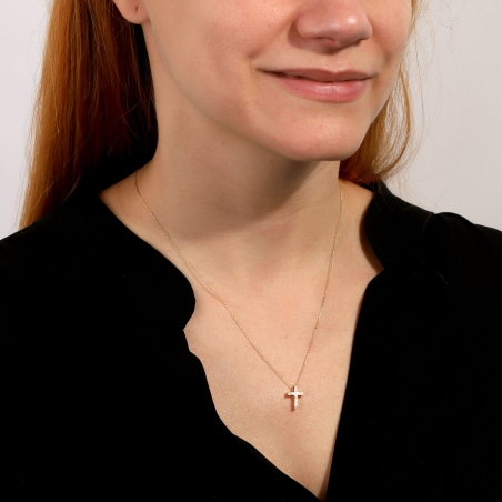 Gargantilla Oro 18k y diamantes 0.07cts "Yiss"