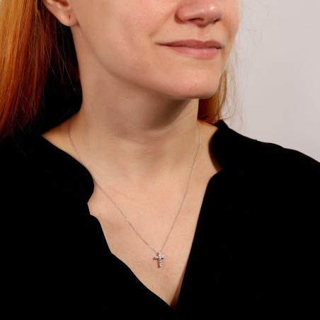 Gargantilla Oro 18k y diamantes 0.07cts "Yiss"