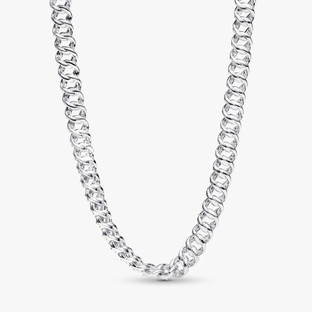 Collar Pandora Cubana Pavé 393161C01
