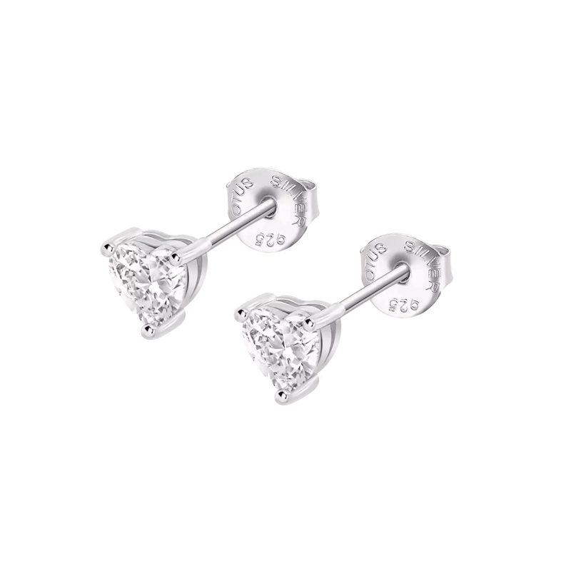 Pendientes Lotus Silver Corazones LP3833-4/1 - Joyerías Sánchez