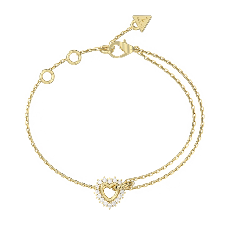 Pulsera Guess Acero Iconique Corazón JUBB05534JWYGS