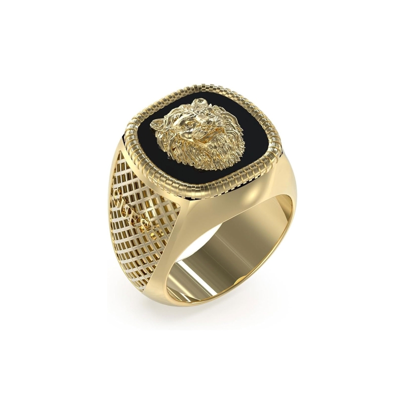 Anillo Guess Acero Lion King JUMR04003JWYGBK