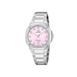 Reloj Jaguar Acero Rondcarre Esfera Rosa J1027/6