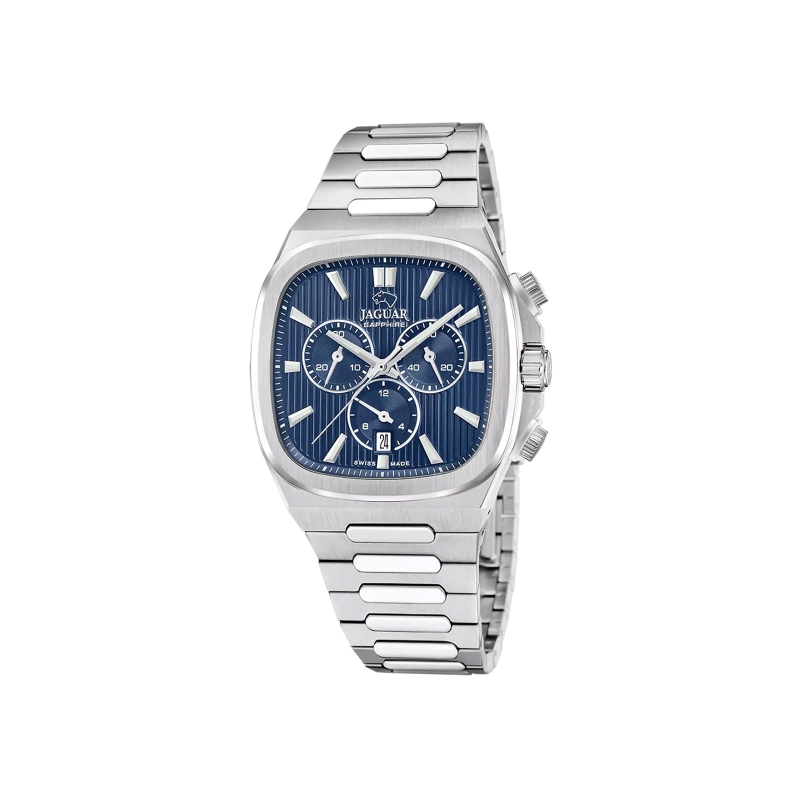 Reloj Jaguar Acero Swiss Made Esfera Azul J1048/2