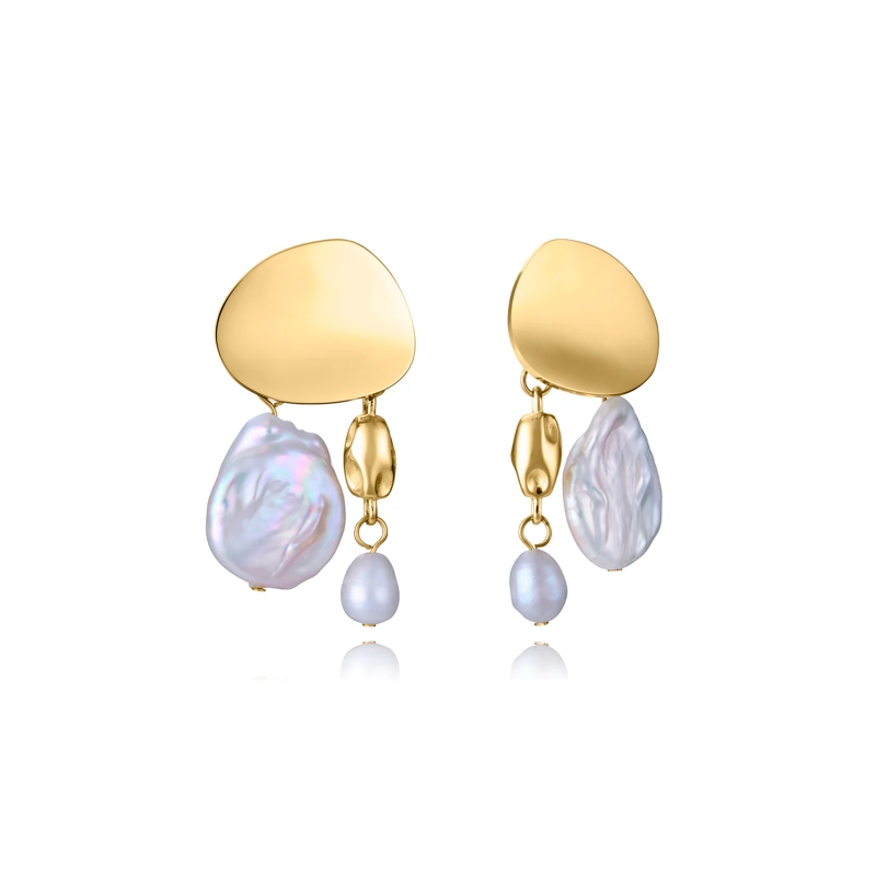 Pendientes Viceroy dorado y perlas 15187E01012