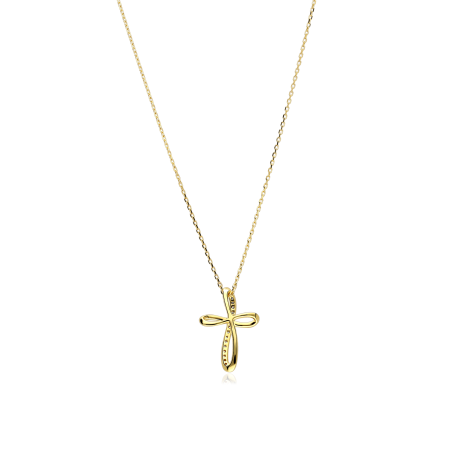 Gargantilla Oro 18k y diamantes 0.045cts "Luz"