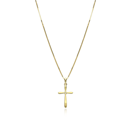 Gargantilla Oro 18k y diamantes 0.08cts "Fulgor"