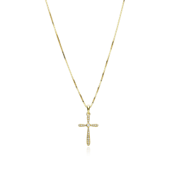 Gargantilla Oro 18k y diamantes 0.08cts "Fulgor"