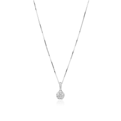 Gargantilla Oro 18k y diamantes 0.20cts "Deveré"