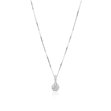 Gargantilla Oro 18k y diamantes 0.20cts "Deveré"