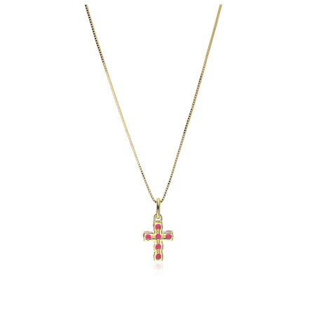 Gargantilla Oro 18k y rubíes "Wiara"