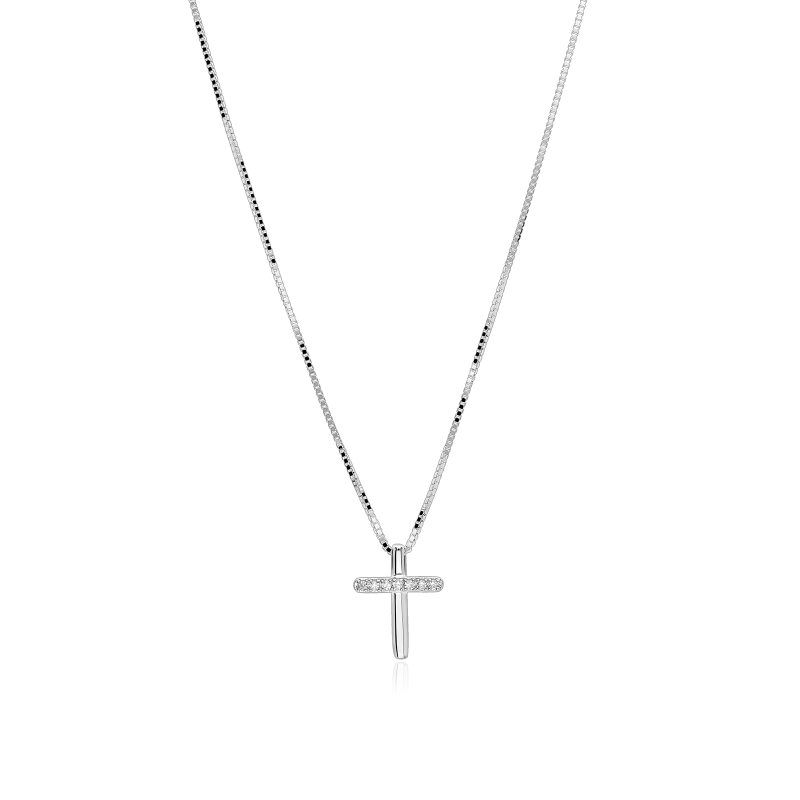 Gargantilla Oro 18k y diamantes 0.022cts "Claridad"