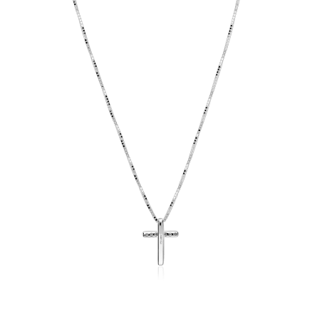 Gargantilla Oro 18k y diamantes 0.022cts "Claridad"