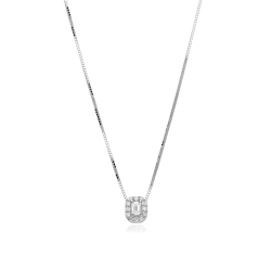 Gargantilla Oro 18k y diamantes 0.17cts "Eilish"