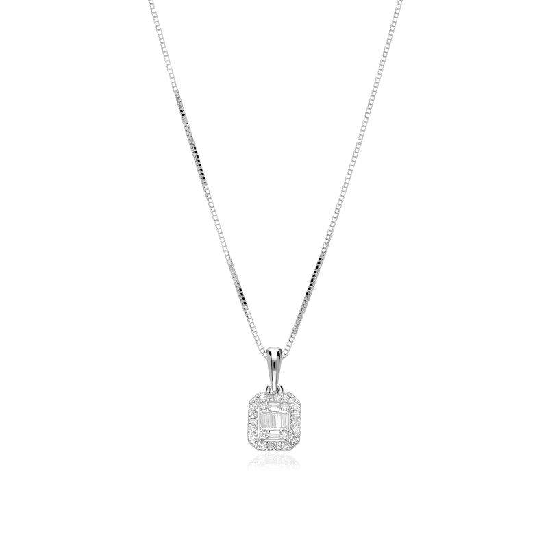 Gargantilla Oro 18k y diamantes 0.16cts "Ailish"