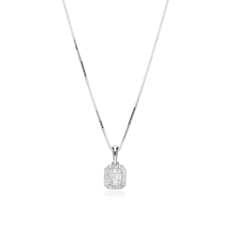 Gargantilla Oro 18k y diamantes 0.16cts "Ailish"