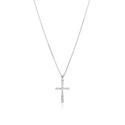 Gargantilla Oro 18k y diamantes 0.08cts "Fulgor"