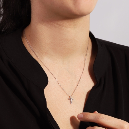 Gargantilla Oro 18k y diamantes 0.05cts "Luz"