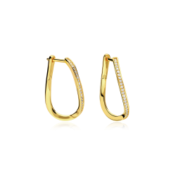 Aros Plata primera ley y circonitas "Daura"