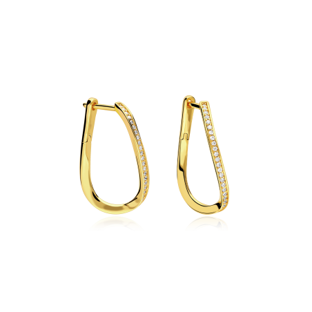 Aros Plata primera ley y circonitas "Daura"