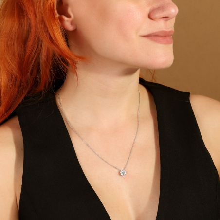 Gargantilla Oro 18k y diamantes 0.55cts "Deveré"