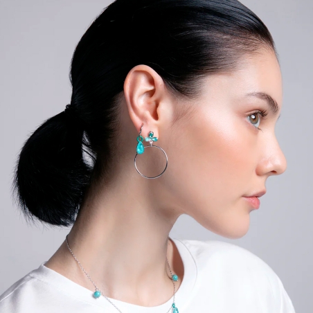 Pendientes Viceroy piedras turquesas 13196E000-93