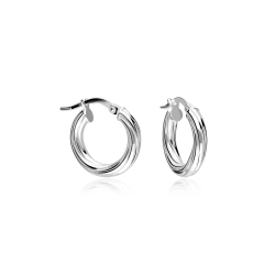 Aros Plata primera ley 15mm "Laire"