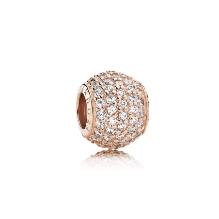 Charm Pandora Rose en pavé 781051CZ