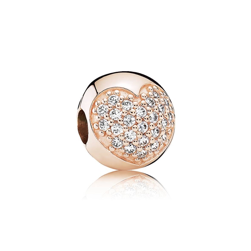 Clip Pandora Rose Corazón 781053CZ