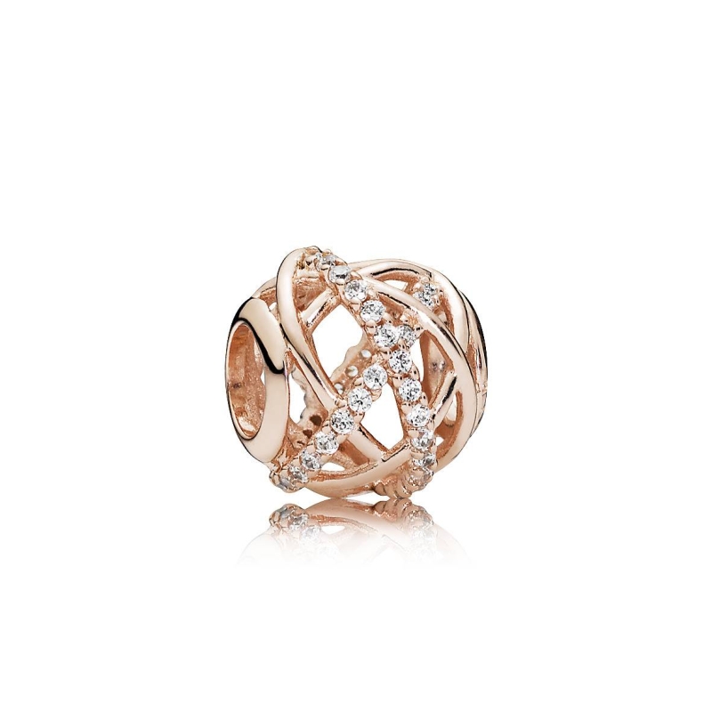 Charm en filigrana PANDORA Rose Galaxia 781388CZ