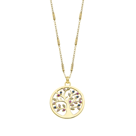 Collar Lotus Silver Árbol de la vida LP1890-1/2