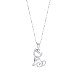 Collar Lotus Silver gato LP3873-1/1