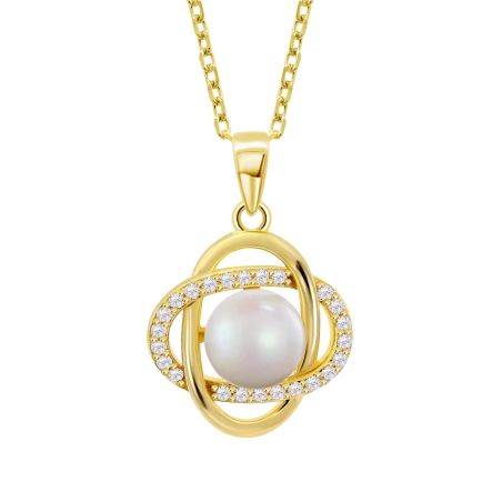 Collar Lotus Silver perla LP3094-1/2