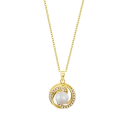 Collar Lotus Silver perla LP3095-1/2