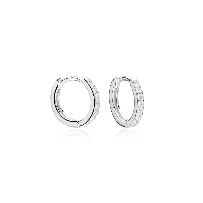 Aros Plata primera ley y circonitas "Darami"