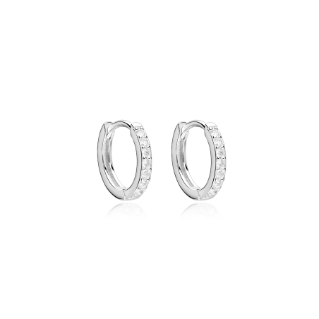 Aros Plata primera ley y circonitas "Darami"