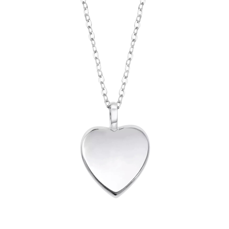 Collar Lotus Silver corazón LP3876-1/1