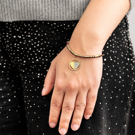 Pulsera Lotus Style corazón LS2466-2/2