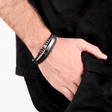 Pulsera Lotus Style cuero LS2592-2/1