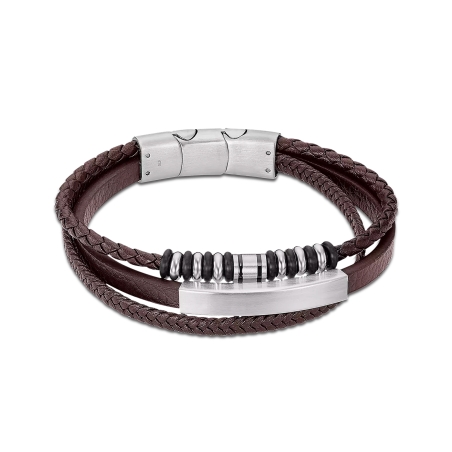 Pulsera Lotus Style cuero LS2592-2/2