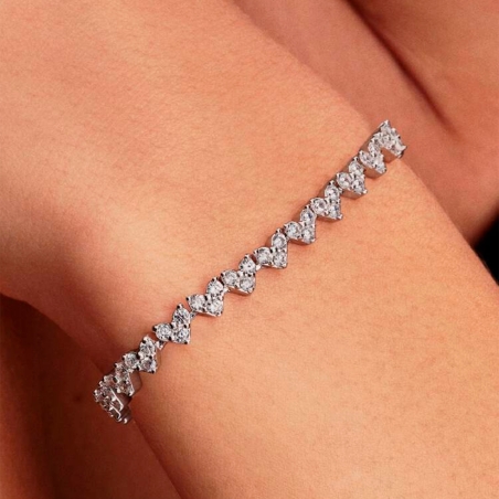 Pulsera Pandora corazones​ 594390C01
