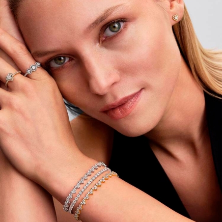 Pulsera Pandora corazones​ 594390C01