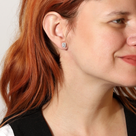 Pendientes Oro 18k y diamantes 0.275cts "Ailish"