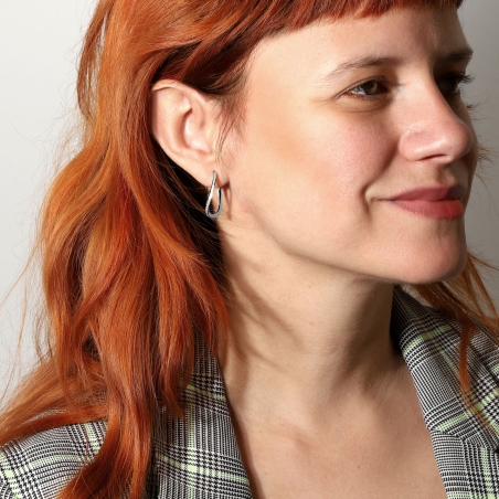 Aros Plata primera ley y circonitas "Daura"