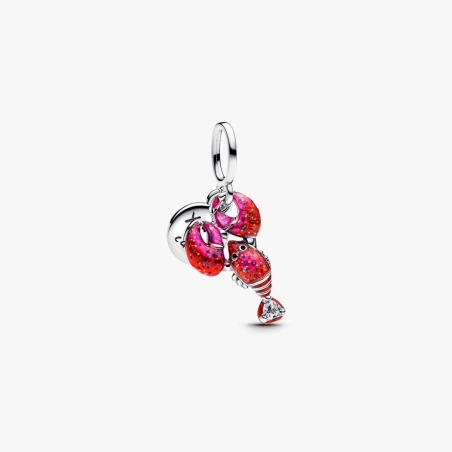 Charm Pandora doble langosta 793676C01