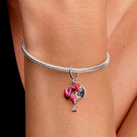 Charm Pandora doble langosta 793676C01