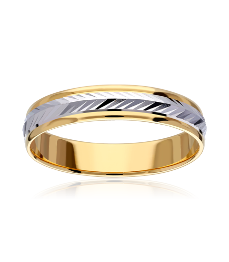 Alianza "Nexo" Oro bicolor 9k 3100137(9)