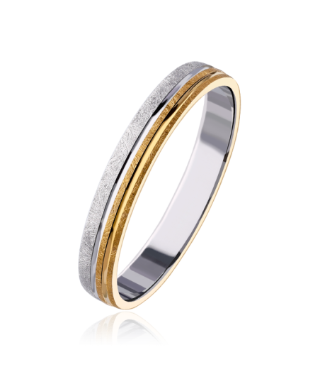 Alianza "Nexo" Oro bicolor 9k 3100056(9)